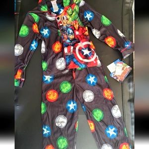 NWT Boys Marvel Avengers Flannel pajama set